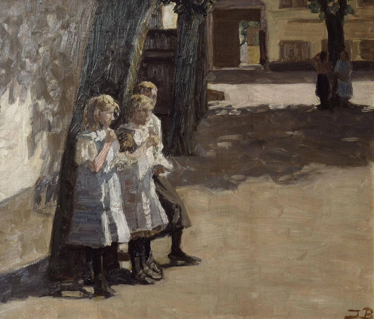 Il cortile della scuola